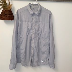 REI Long Sleeve Collared Shirt, L